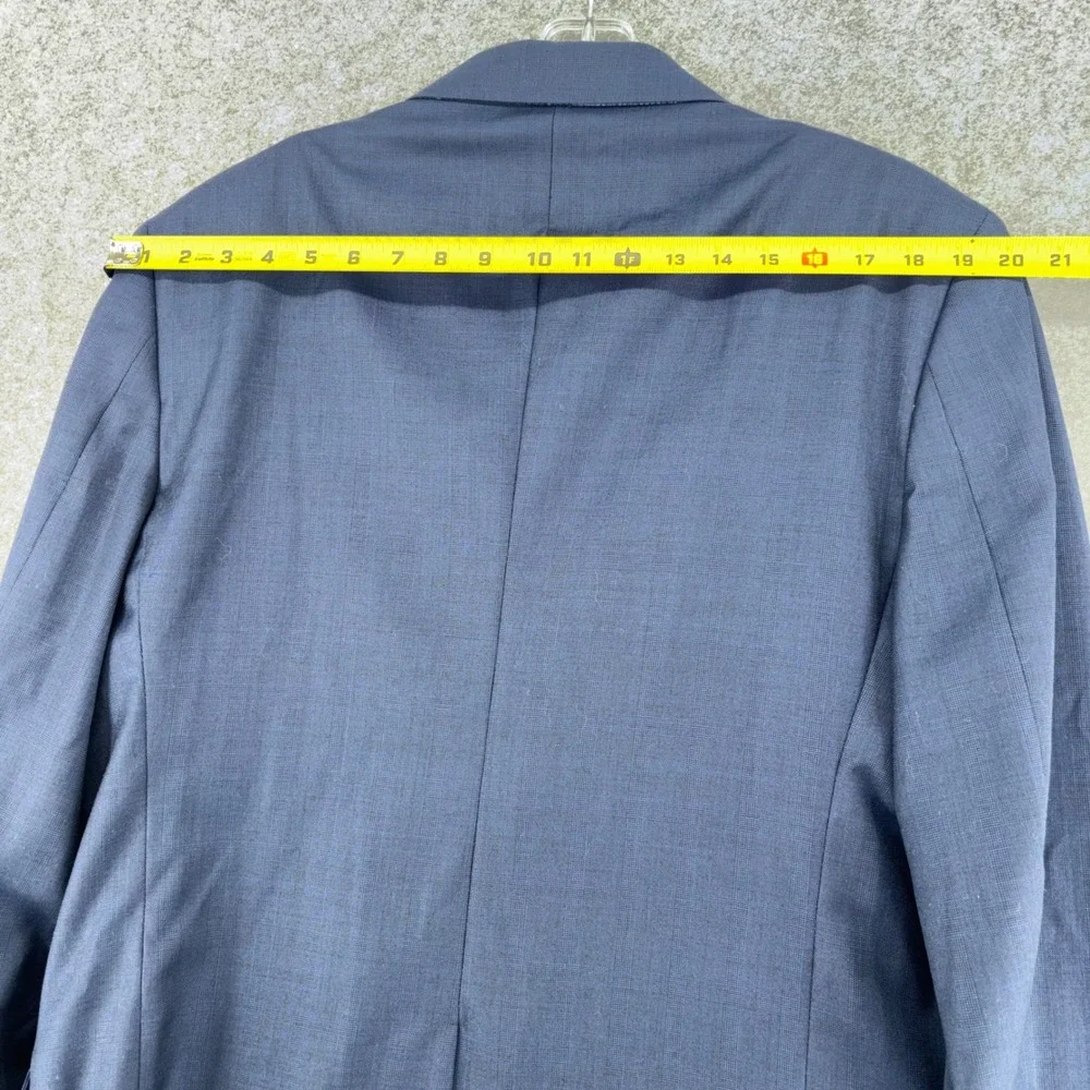 Brooks Brothers Regent Fit Navy Blue 100% Wool Blazer Sport Coat 44L Mens